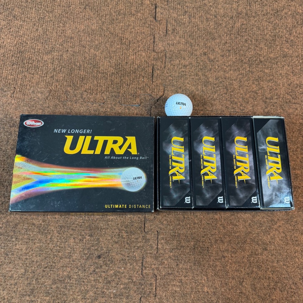 Wilson Ultra Ultimate Distance Golf Balls 12 Pack Navigator Truck Insurance Logo